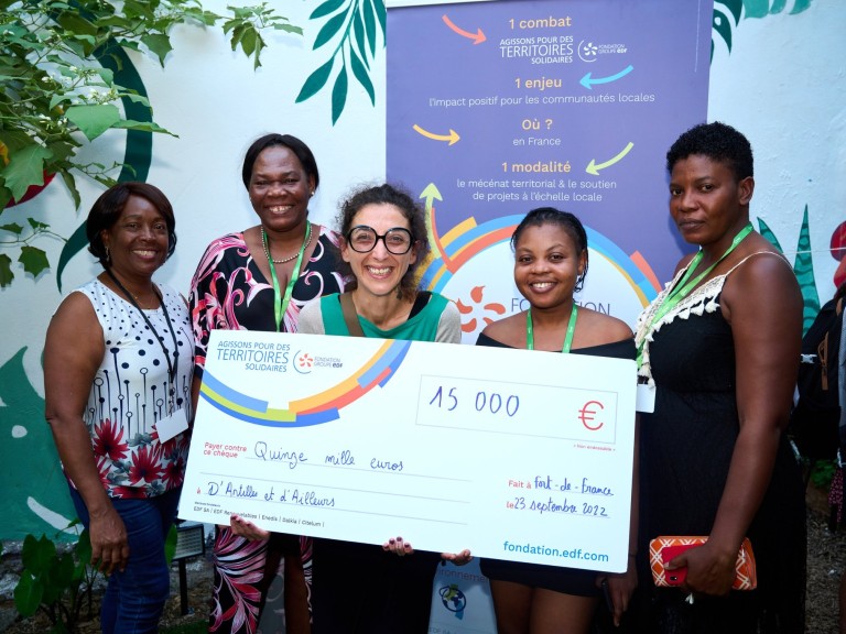 EDF en Martinique s'engage au côté de l'association D'Antilles & D'ailleurs